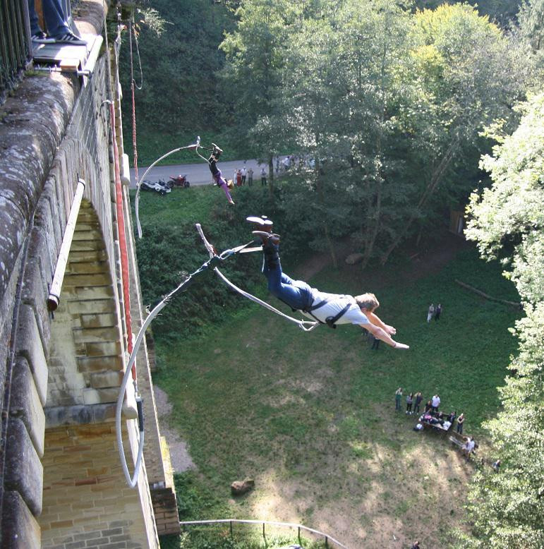 saut à l'élastic